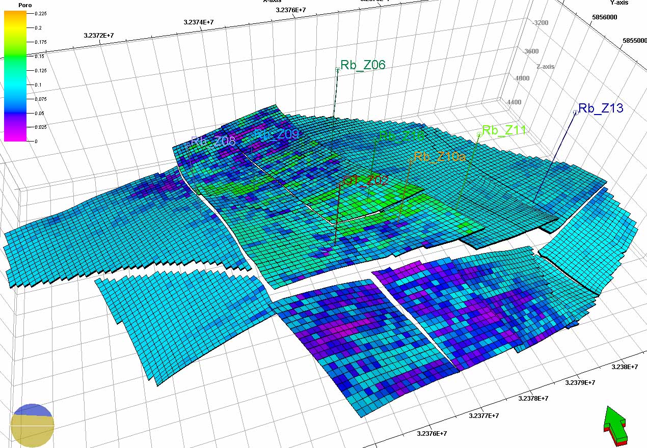 Geological and Property Modeling Petronate